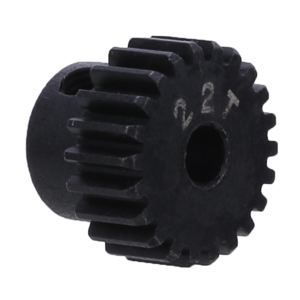 48P Motor Pinion Gear RC Car Spare Parts for 1 10 ECX Two Wheel Drive RC CarBlack 22T