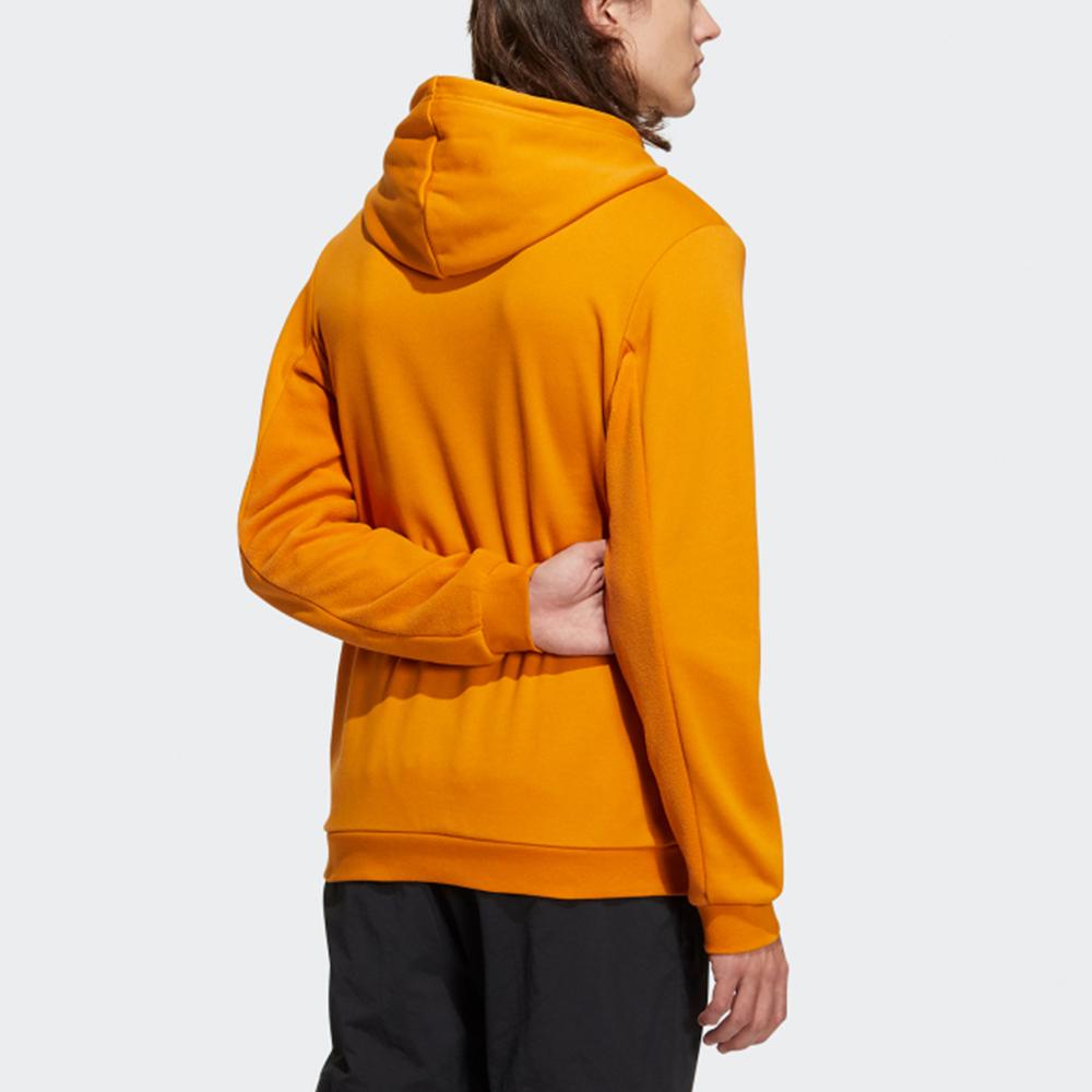 Adidas Neo Transition Hoodie, Sports Casual Men Tops Orange H45217