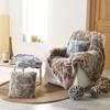 Plaid - EDEN - Collection Antartic - Imitation fourrure - Ultra doux - Lavable 30°C