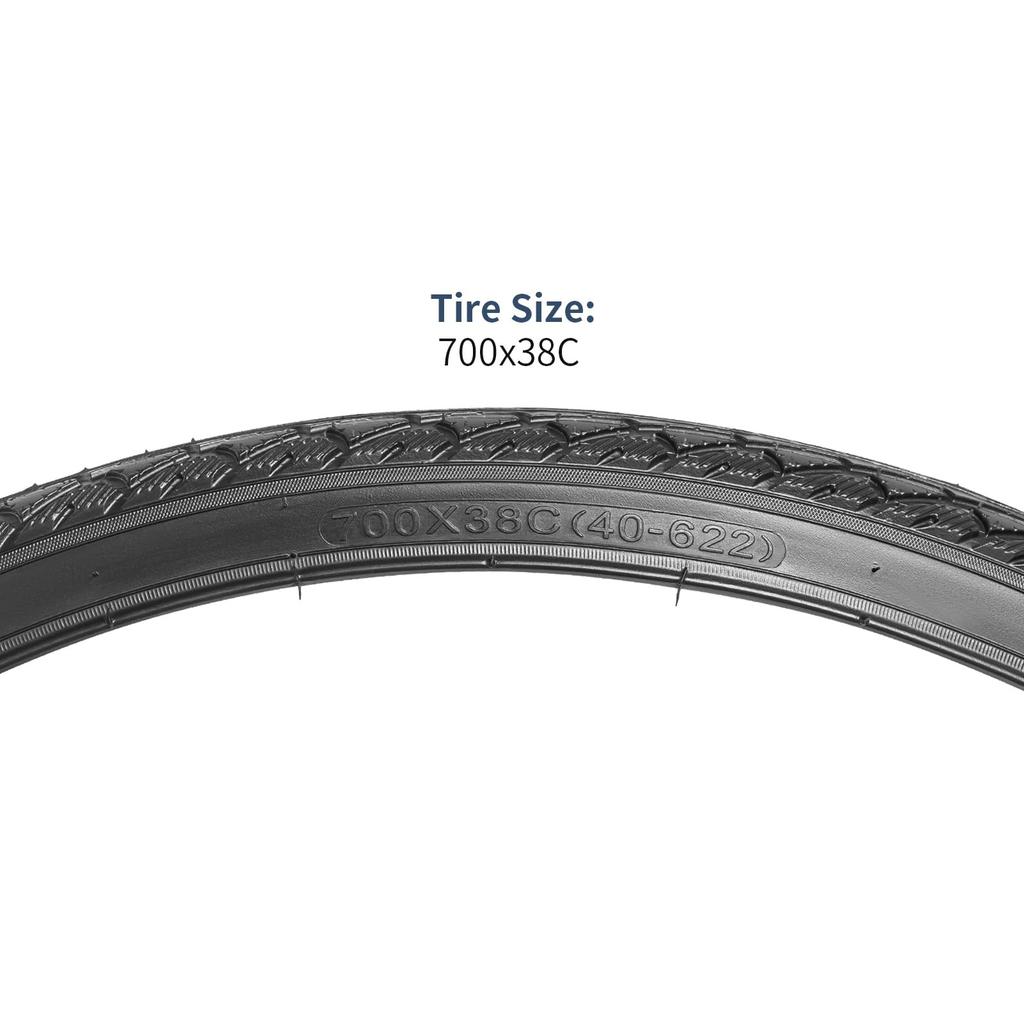YunSCM 2x 700 38c Tires, 700x38c 40-622 Bicycle Tires, Suitable for 700x38c Road Bikes and Cross Bikes, Y-1134