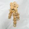 Flower-Shaped Wooden Chew Skewer Toy for Parrots