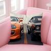 Film FFast  Furious Cushion Cover Pillow Case Ultra Soft Skin Friendly Fabric Cloud Like Comfort  Concealed Zipper