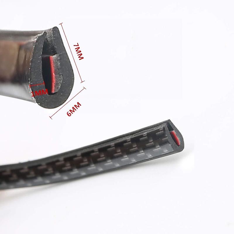 1pc Car Door Decoration Strip Car Door Anti-collision Strip Car Door Edge Protection Strip Stickers Auto Exterior Accessories