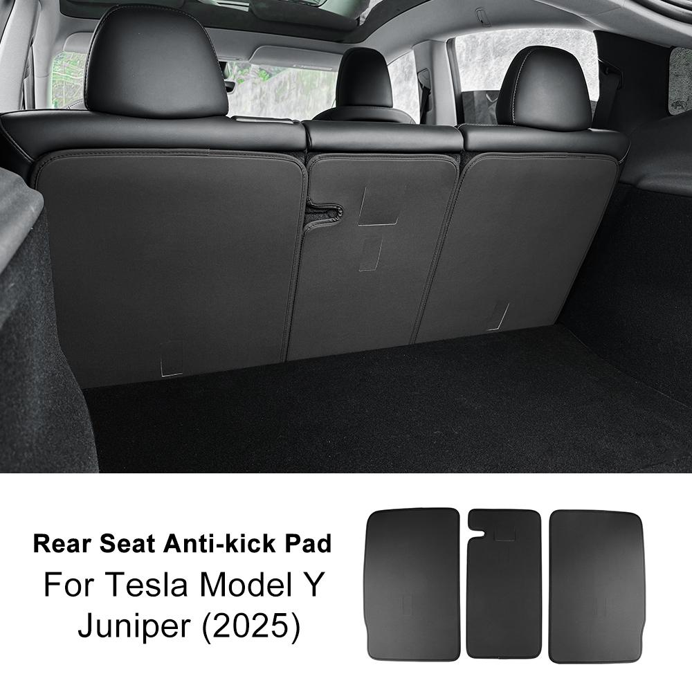 Suede Leather Anti-Kick Door Sticker for Tesla Model 3 Model Y 2017-2026 Interior Protection