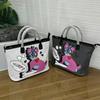 Niche Design Bag Women'S Polka Dot Printing Handbag Creative Puppy Bag Messenger Bag
