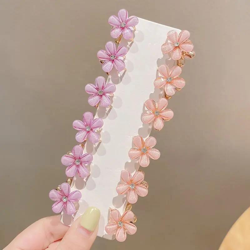 2023 Summer Camellia Mini Hair Claw Clip for Girls