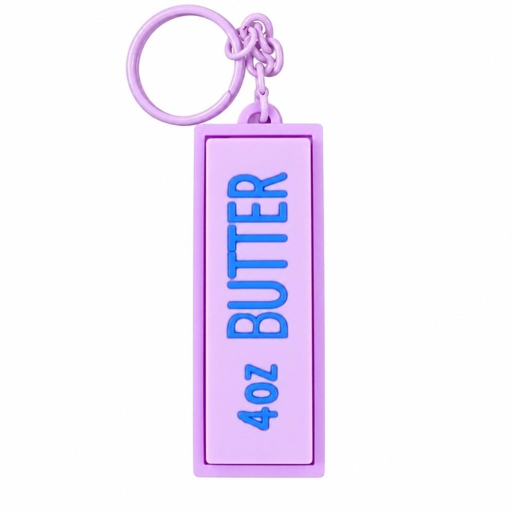 Pocket Size Fidgety Push Clicker Simulation Shape Sensory Key Ring Office Workers