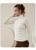 Outdoor sports yoga clothes, duck down jackets, women's short young thin slim-fitting backing liner, autumn and winter