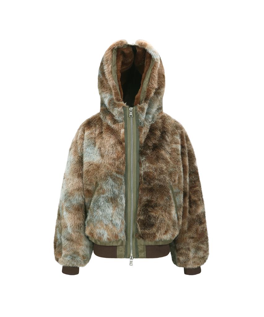 Adsb Andersson Bell Vanessa Fur N2B Jacket Awa728W(Brown)