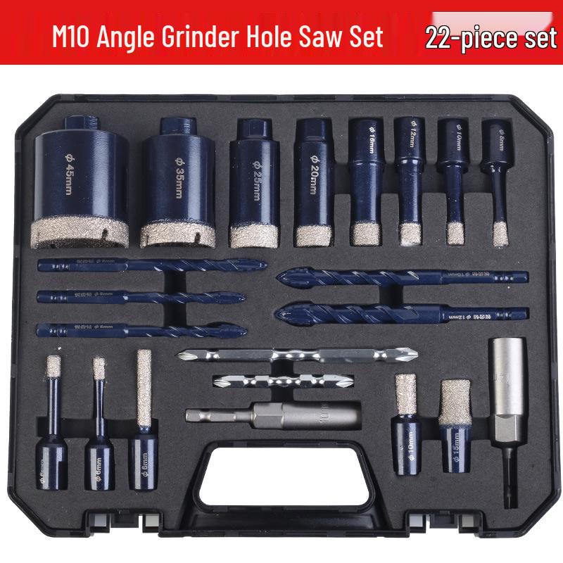 Brazed Diamond Dry Drill Bit for Ceramic, Tile, Glass & Marble