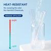 Straws for Simple Modern 40 oz Tumbler, 12.2" Extra Long Replacement Straw for Simply Modern 40oz Cups, Clear Tritan Plastic, BPA Free,Reble Drinking