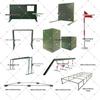 Mobile 400m Obstacle Course Training Equipment