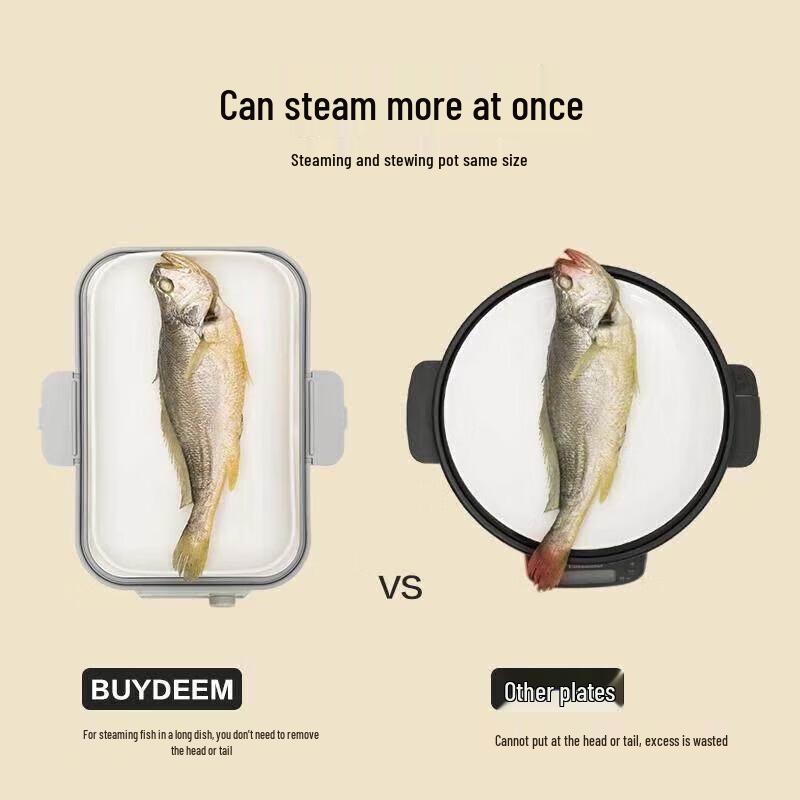 Buydeem A505 36cm Ceramic Steaming Plate