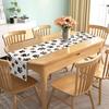 Nepnuser Dog Paw Print Table Runner Puppy Dog Birthday Party Decoration Farmhouse Dining Room Kitchen Home Decor (13" x 72")