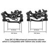 BUCKLOS Mtb Mechanical Disc Brake Caliper Set Bike Brake Levers with Cable Front Rear Bicycle Disc Brake Rotors Cycling Parts