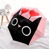 1pc Love Cat Automatic Open/close Folding Compact Umbrella, 8-Rib Sturdy Canopy, Lightweight Portable, Everyday Use, Gift, Outdoor Umbrella, Travel Es