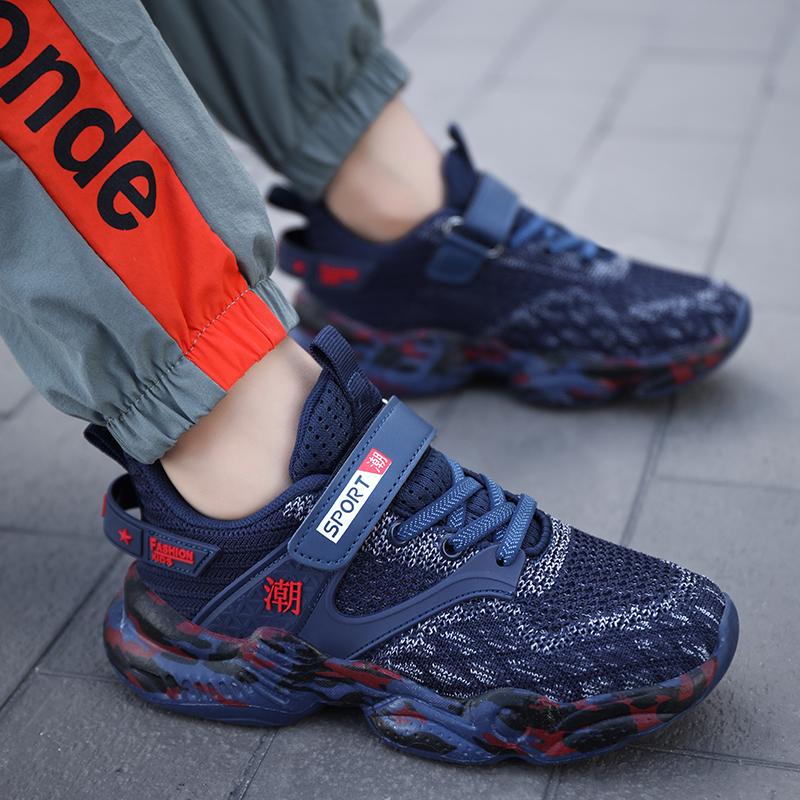 Casual sneakers voor kinderen Zomerjongen Meisje Lichte sportloopschoenen Holle ademende kinderen platte wandelschoenen Tienertennistrainer