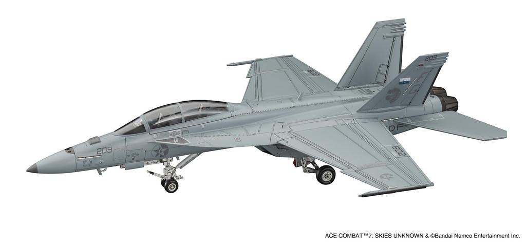 Hasegawa Creator Works Series Ace Combat Skies Unknown Super Hornet Golem Squadron Scale Plastic Model Kit SP596 7 F/A-18F 1/72