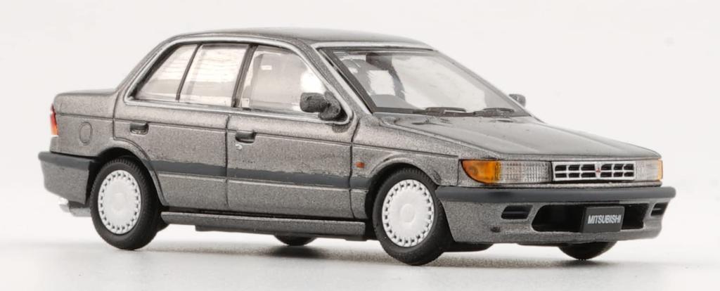 BM CREATIONS Mitsubishi Lancer GTI 1988 Silver RHD Finished Model 64B0176 1/64