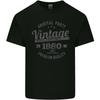 Vintage Year 45th Birthday 1980 Mens Light Cotton T-Shirt Black Unisex T-Shirt