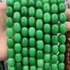10x14mm Natural Crystal Striped Agate Drum Beads for Jewelry and DIY Accessories