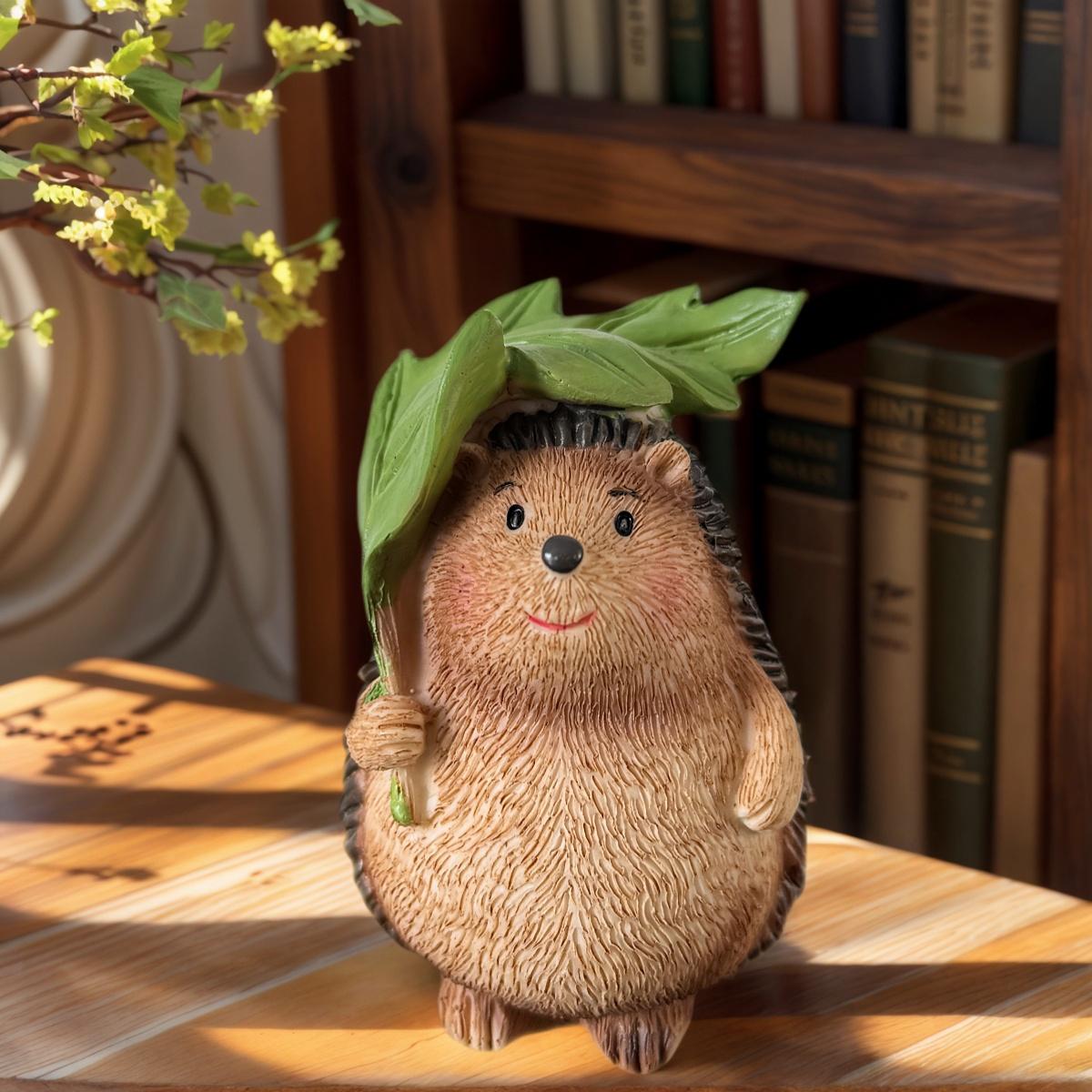 

Charming Resin Hedgehog Figurine, Miniature Cartoon Sculpture for Indoor and Outdoor Decoration, Suitable for All Room Types, Ideal Christmas