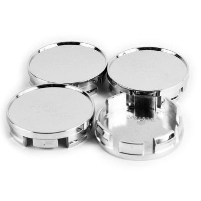 Κάλυμμα Κέντρου Τροχού 65mm 4τμχ Ασημί DIY Κάλυμμα Τροχού Κάλυμμα Κέντρου