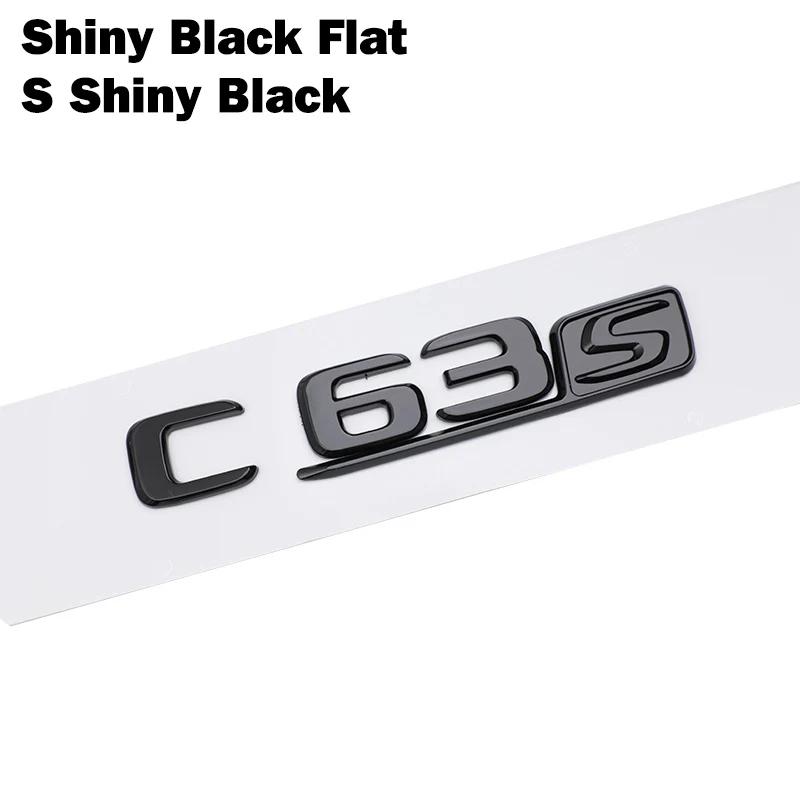 Auto-Tuning Für Mercedes Benz AMG C-Klasse W204 W205 C63 C63S Buchstabenlogo 3D ABS Aufkleber Auto Heckklappe Emblem Namensschild Aufkleber