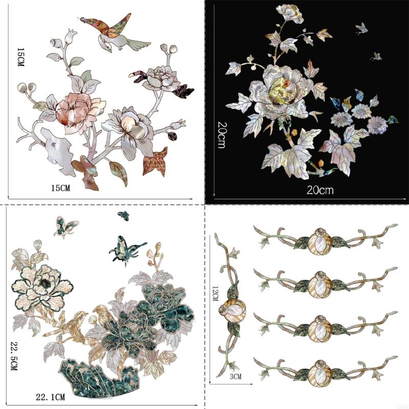 Water Transfer Painting Sticker Decoration, Furniture and Musical Instrument Artisanal Home Decoration Essential, Holiday HX6C