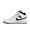 Air Jordan 1 Mid Weiß Schwarz Herren Sneaker DQ8426-132