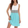 Women's Casual Sundress With Pockets Summer Boho Beach Dress T-Shirts Dress V Neck Loose Tank Dresses