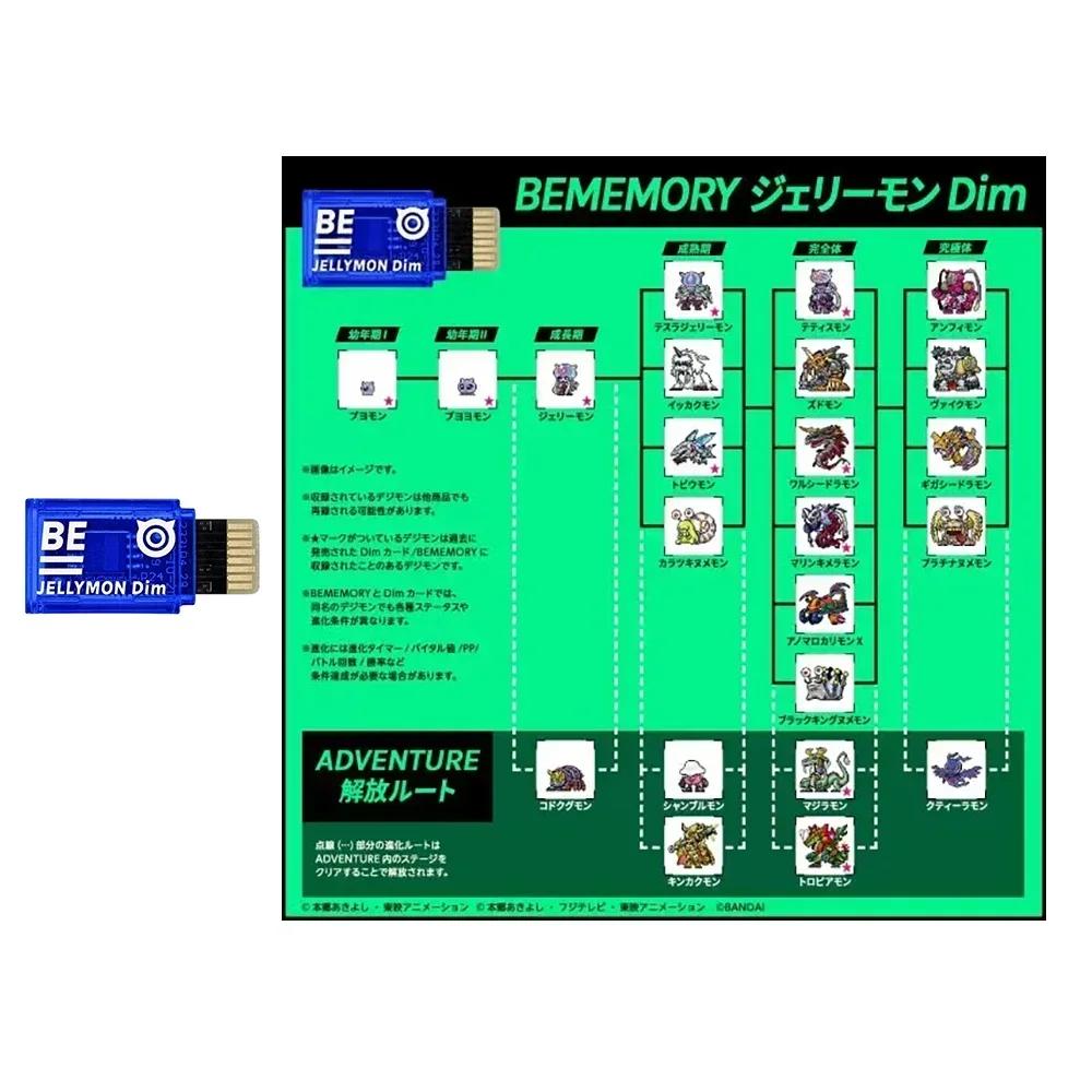 Digimon Adventure BE MEMORY IMPERIALDRAMON RAMPAGE OF THE BEAST 25º Aniv Cartão DIM Película Protetora Figura Stingmon Modelo Cartões