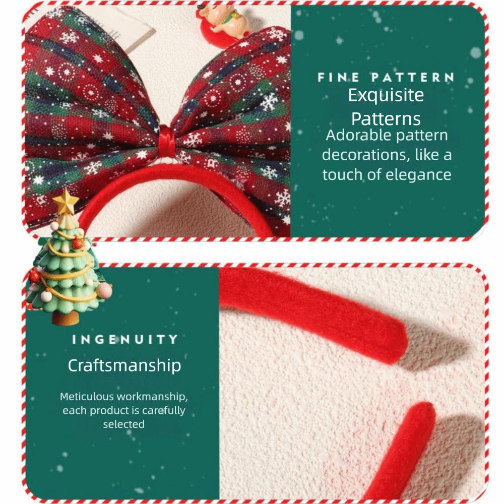 Cute Christmas Themed Headband Shiny Cosplay Hairband  Merry Christmas Decorations