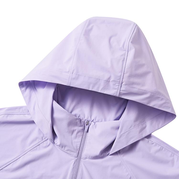 SAUCONY Logo Breathable Hooded Vest Women Vest Light-Purple SC1239140-1