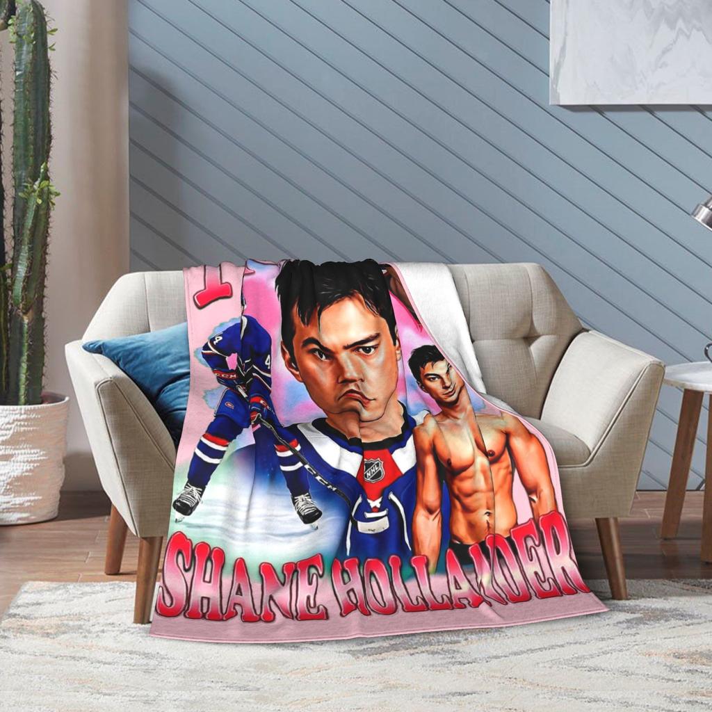 Heated Rivalry I Love Shane Hollander Blankets Fleece Air Conditioning Breathable Ultra-Soft Throw Blankets for Sofa Bedspread