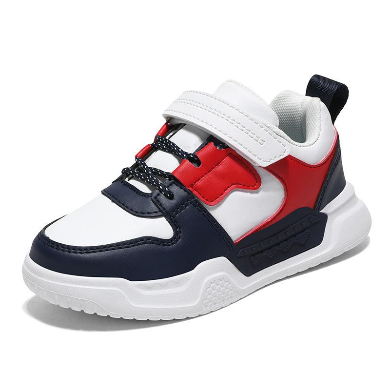 Board shoes new sports shoes little white shoes shoes leather surface girls children middle aged older boys autumn and winter