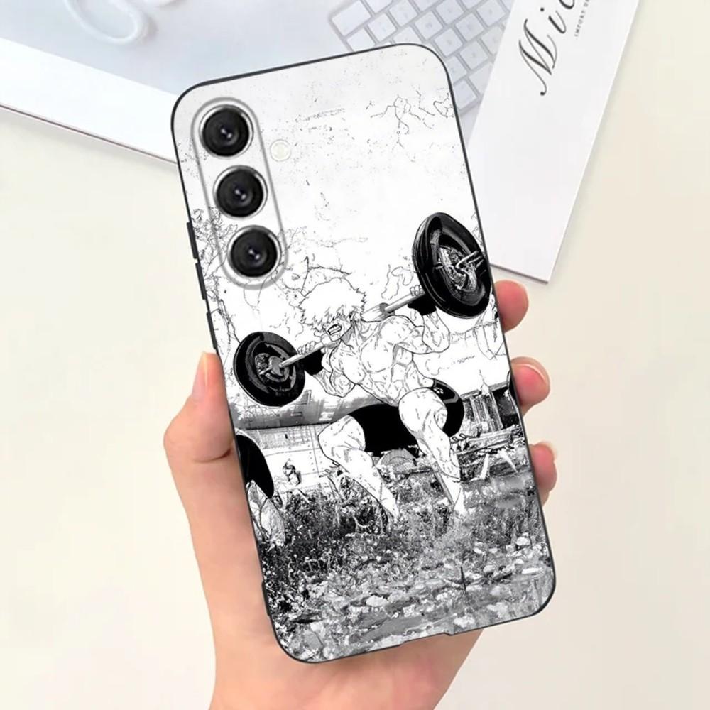 Bodybuilding Gym Fitness Handyhülle Handyhülle Für Samsung S25,S24,S21,S22,S23,S30,Ultra,S20,Plus,Fe,Lite,Note,10,5G Schwarze Hülle