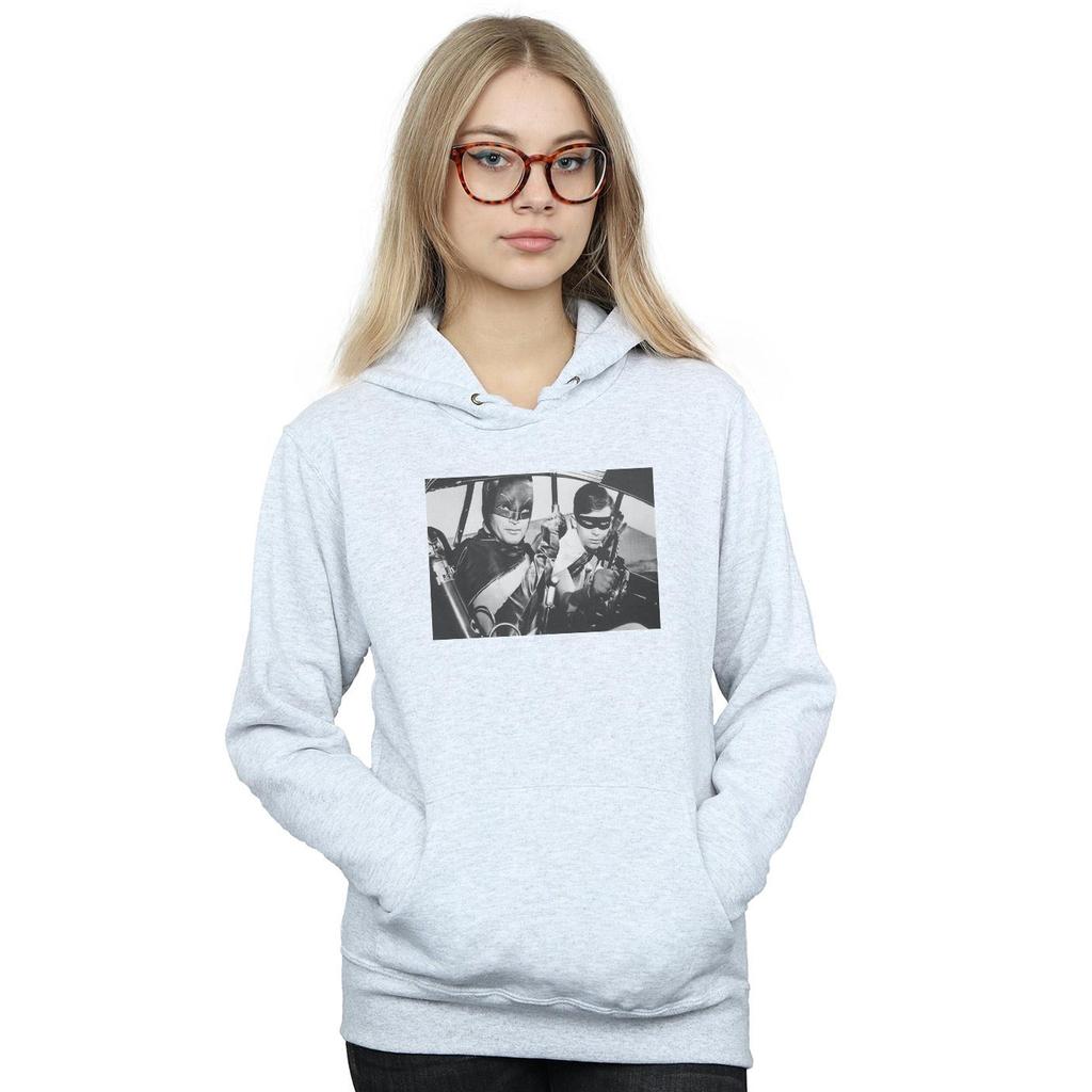 DC Comics Womens/Ladies Batman TV Series Ready For Action Hoodie
