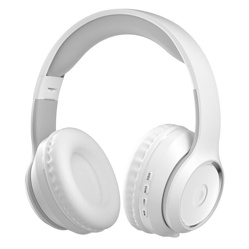 New Noise-Cancelling Over-Ear Wireless Bluetooth Headset with Card Slot and Extended Battery Life for Gaming.