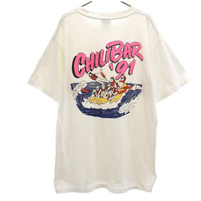 ONEITA 90s Old Back Print Short Sleeve T-shirt XL POWER-T Single Stitch Men's Used