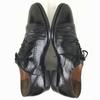 Salvatore Ferragamo Semi Brogue Business Shoes Black Size 10D 27.5-28.0 Men's(USED)