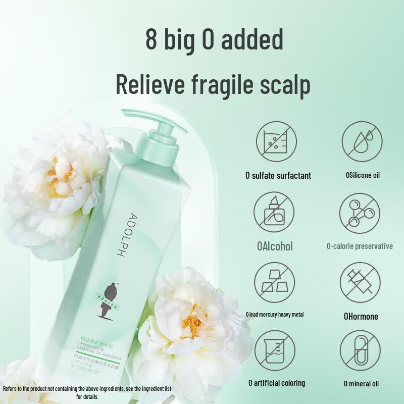 Adolph Oil Control & Smoothing Shampoo Duo Set