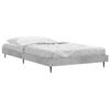 VidaXL Cadre de lit gris béton 90x200 cm bois d'ingénierie 832273