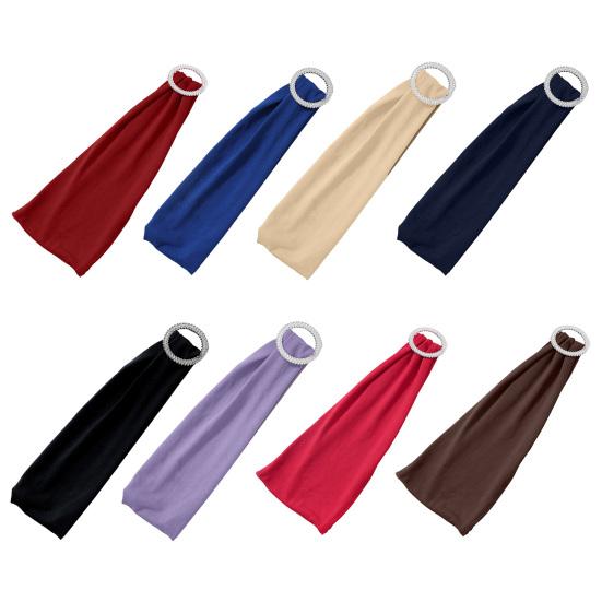 10Pcs Polyester Chair Back Tie Reusable Nostalgic Bowknot Stretch Band Decoration
