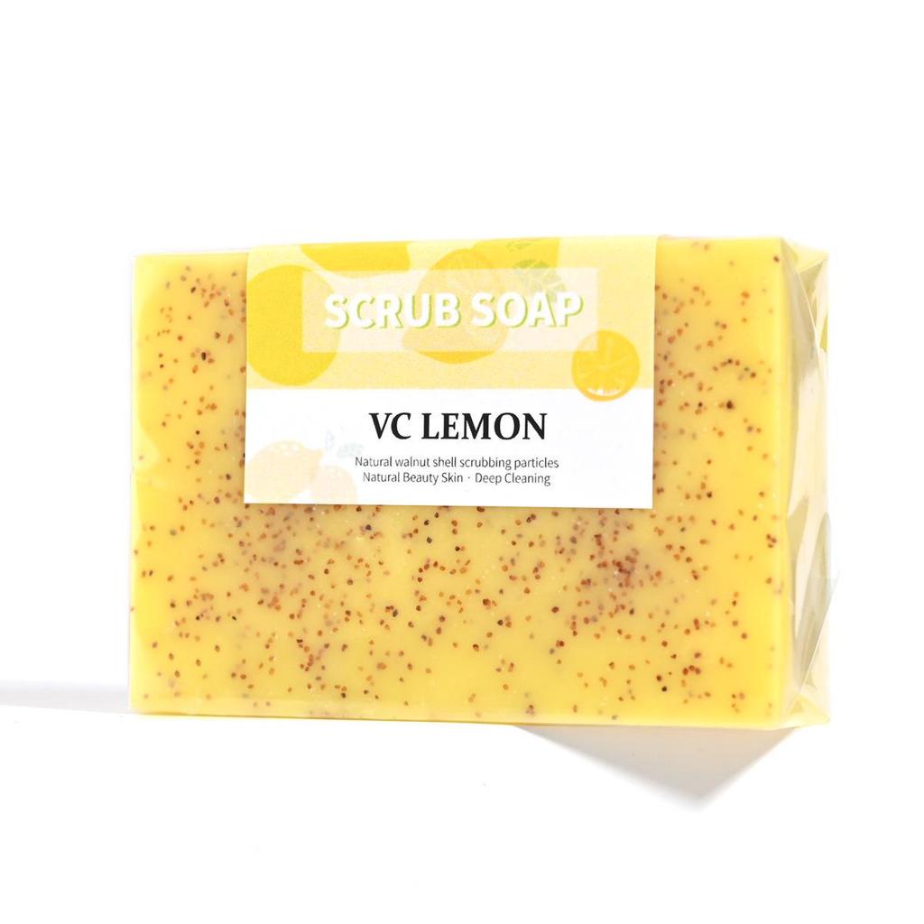 Lemon Fresh Exfoliating Handmade Soap with Turmeric Curcumin and Essential Oils