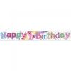 Happy Birthday Unicorn Rainbow Foil Banner