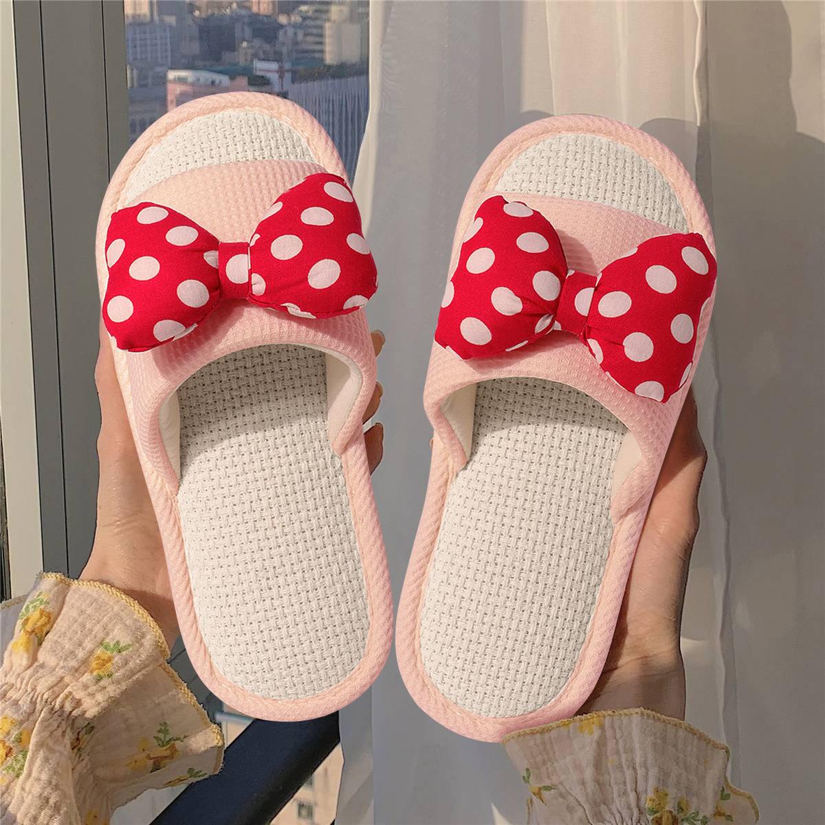 

Тапочки из конопли женские, родитель-ребенок, мультфильм, одно слово, пушистые тапочки, осенние и зимние, домашние тапочки из льна, не мерзнут ноги 240 yards inner length 21cm