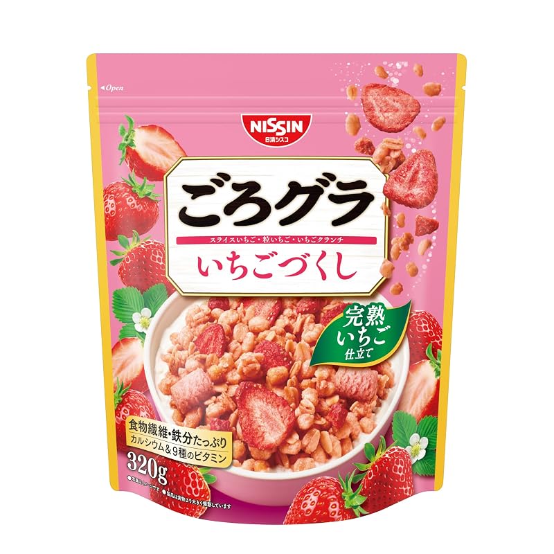 Nissin Cisco GoroGura Strawberry Assortment 320g