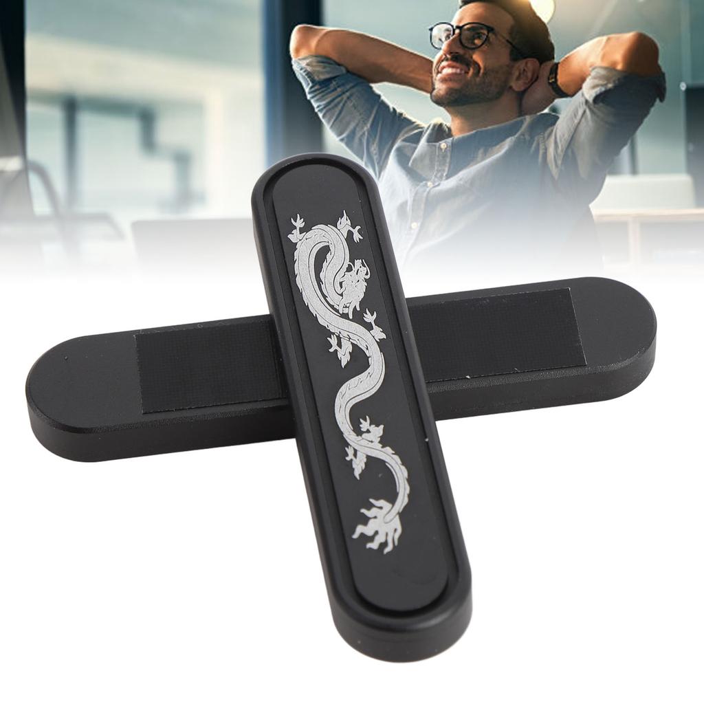 Fingertip Push Card Toy Mechanical Haptic Slider Zinc Alloy Stress Relief Toy for Travel Work Home