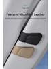 Leather Car Sun Visor Sunglasses & Card Holder with Coin Clip